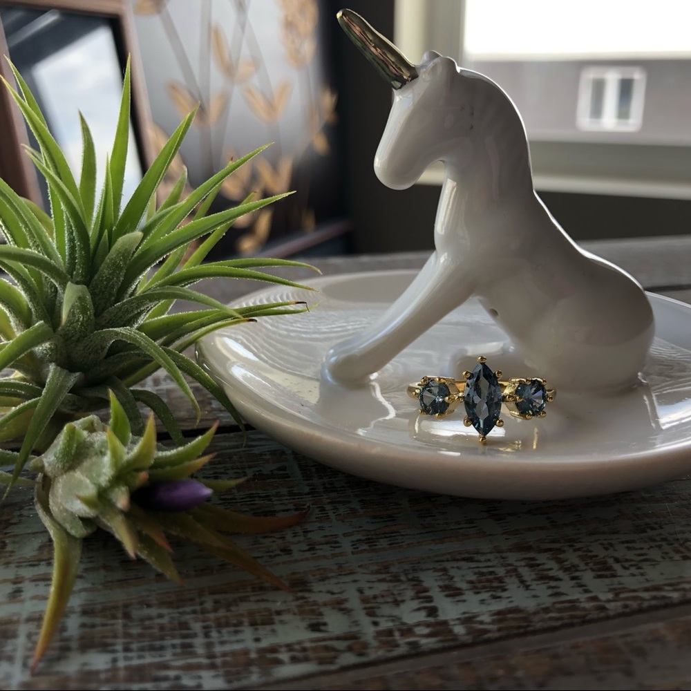 HP Gold Plated, Alexandrite Ring - Picture 3 of 4